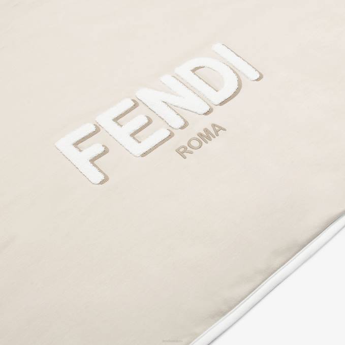 Kids Jersey Roma Blanket Beige Fendi Accessories 6RHH2808