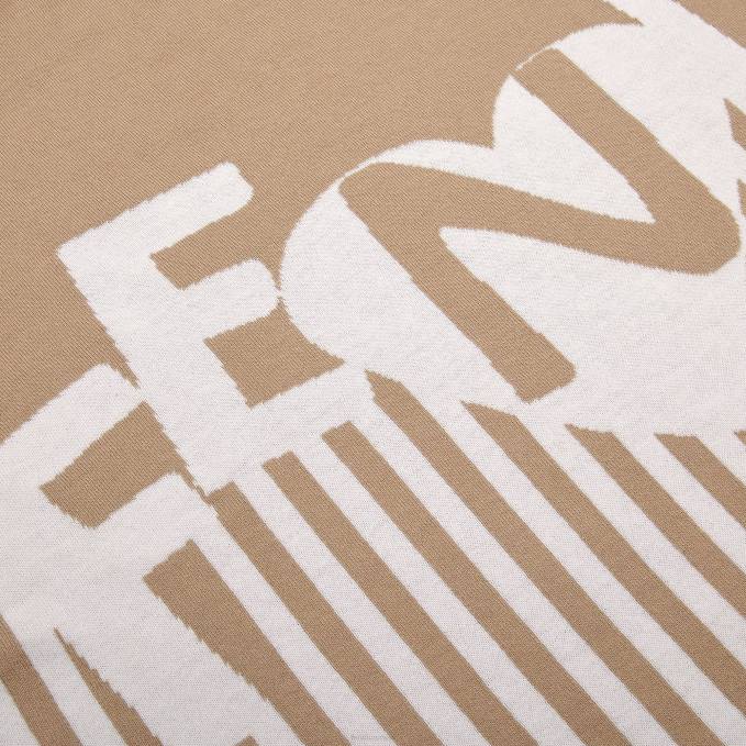 Kids Knitted Blanket Beige Fendi Accessories 6RHH2750