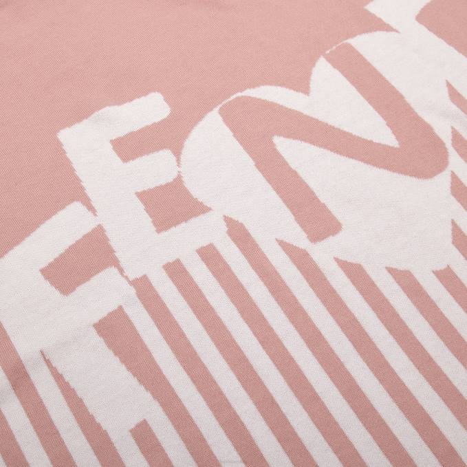 Kids Knitted Blanket Pink Fendi Accessories 6RHH2757