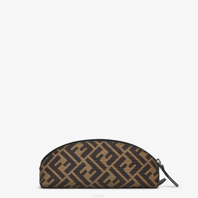 Kids Nylon Pen Case With All-Over FF Fashion Fendi Accessories 6RHH2937