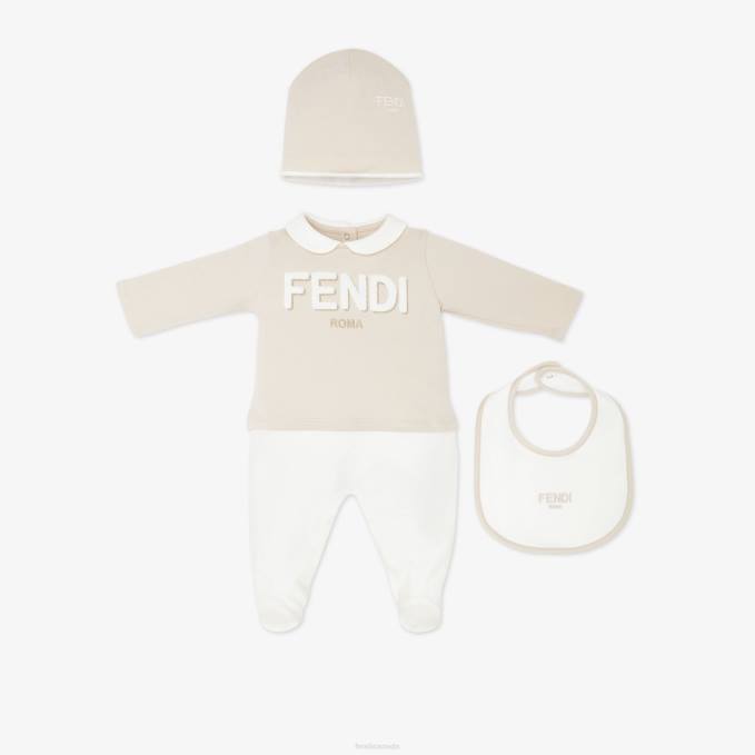 Kids Jersey Roma Kit Beige Fendi Apparel 6RHH2805