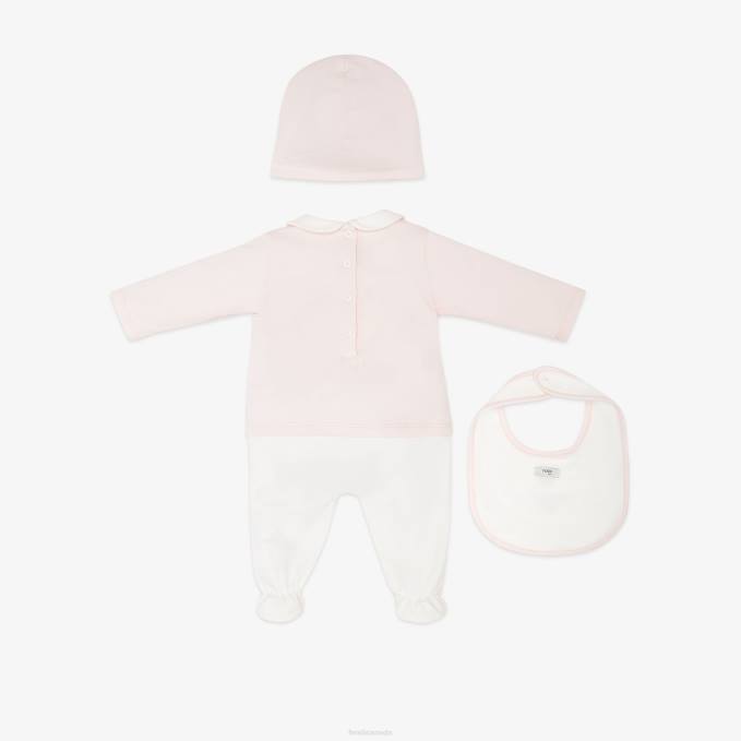 Kids Jersey Roma Kit Pink Fendi Apparel 6RHH2806