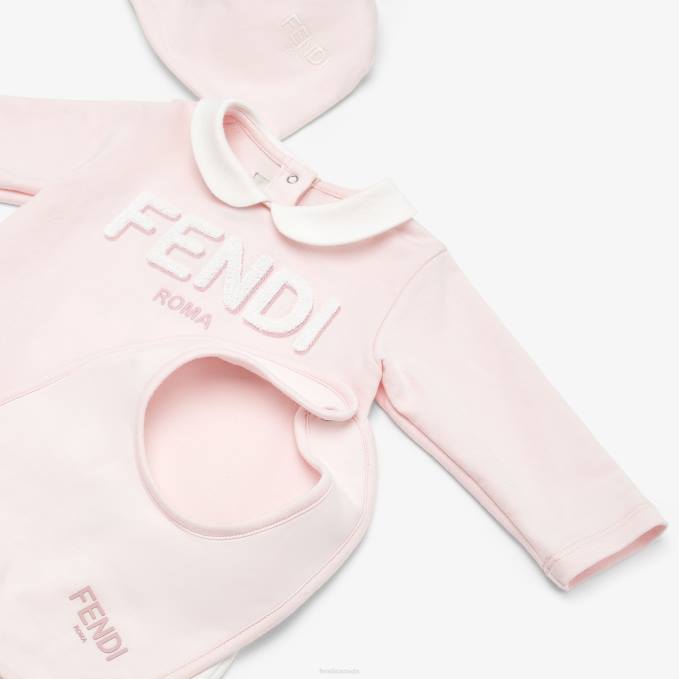 Kids Jersey Roma Kit Pink Fendi Apparel 6RHH2806