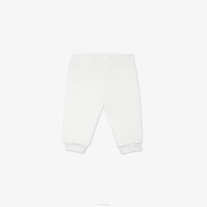 Kids Jersey Roma Pants White Fendi Apparel 6RHH2819