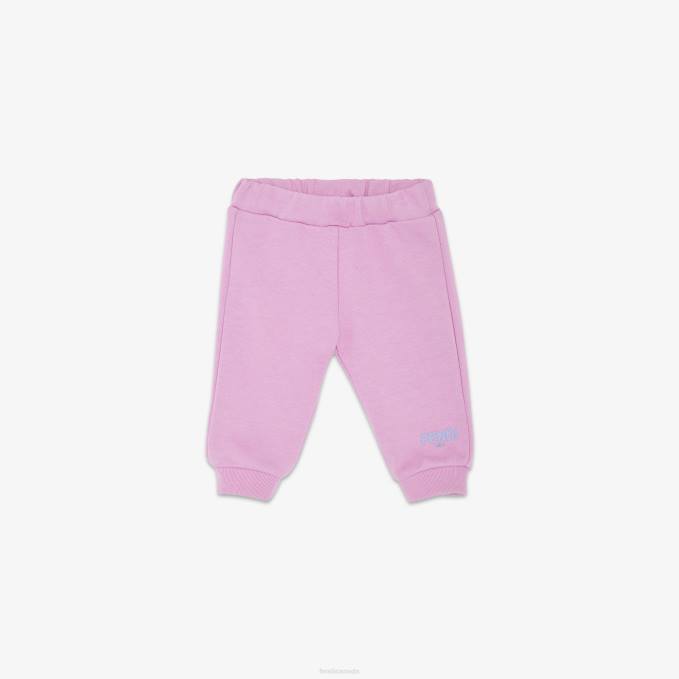 Kids Lilac Jersey Roma Pants Purple Fendi Apparel 6RHH2801