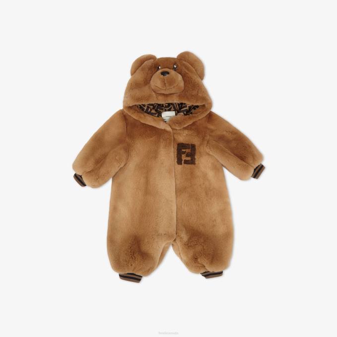 Kids Tobacco Colosheamink Teddy Bear Onesie Fashion Fendi Apparel 6RHH2828