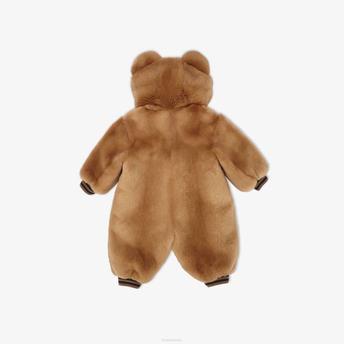 Kids Tobacco Colosheamink Teddy Bear Onesie Fashion Fendi Apparel 6RHH2828
