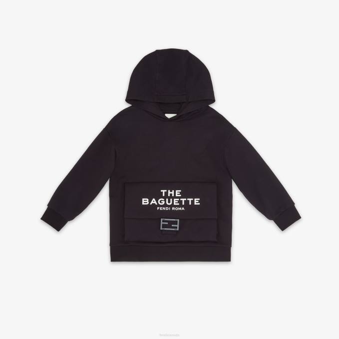 Kids Two-Tone By Marc Jacobs Mini Me Sweatshirt Multicolor Fendi Apparel 6RHH2868