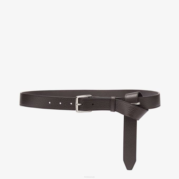 Men Leather Belt Brown Fendi Accessories 6RHH2335