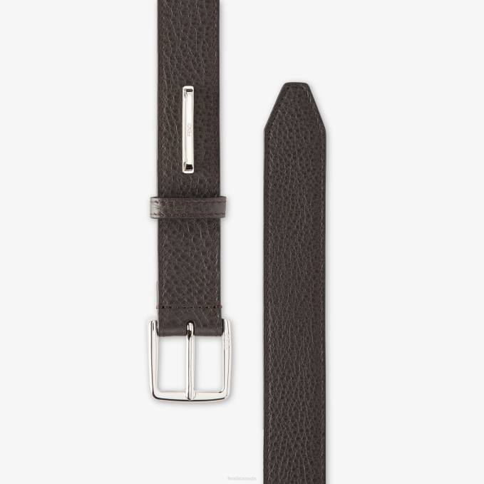 Men Leather Belt Brown Fendi Accessories 6RHH2335