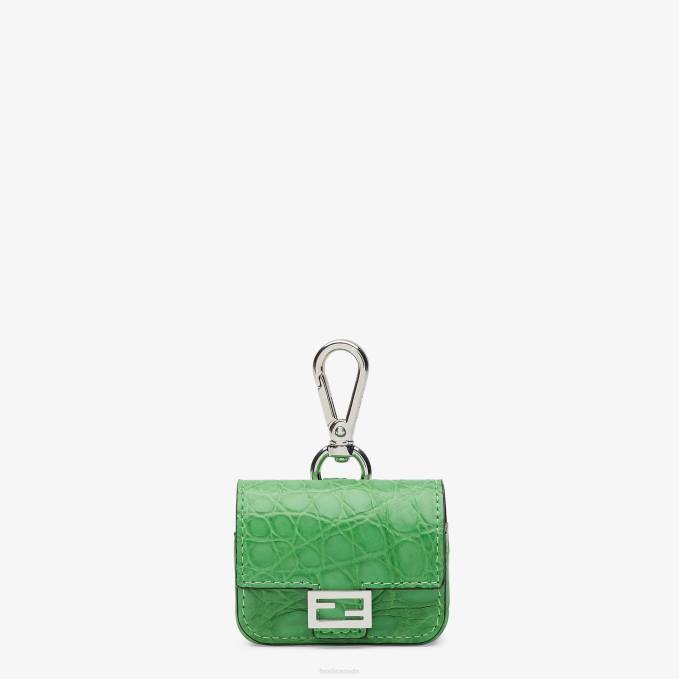 Men Caiman Charm Green Fendi Accessories 6RHH2422