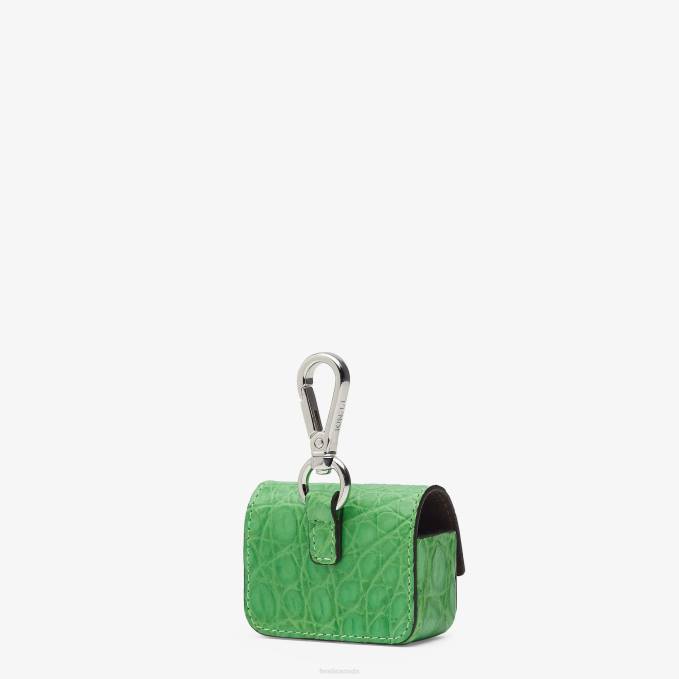 Men Caiman Charm Green Fendi Accessories 6RHH2422