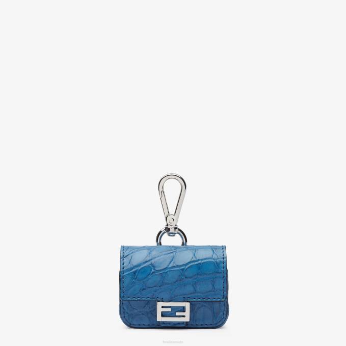 Men Caiman Charm Light blue Fendi Accessories 6RHH2563