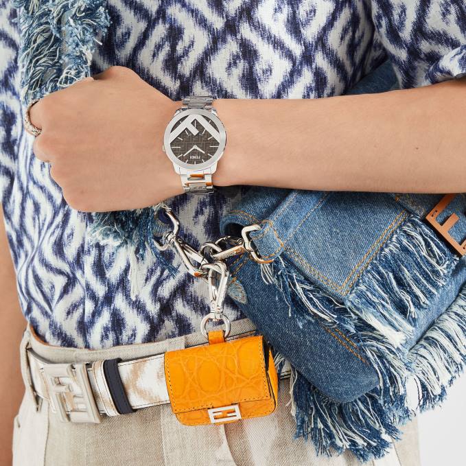 Men Caiman Charm Orange Fendi Accessories 6RHH2423