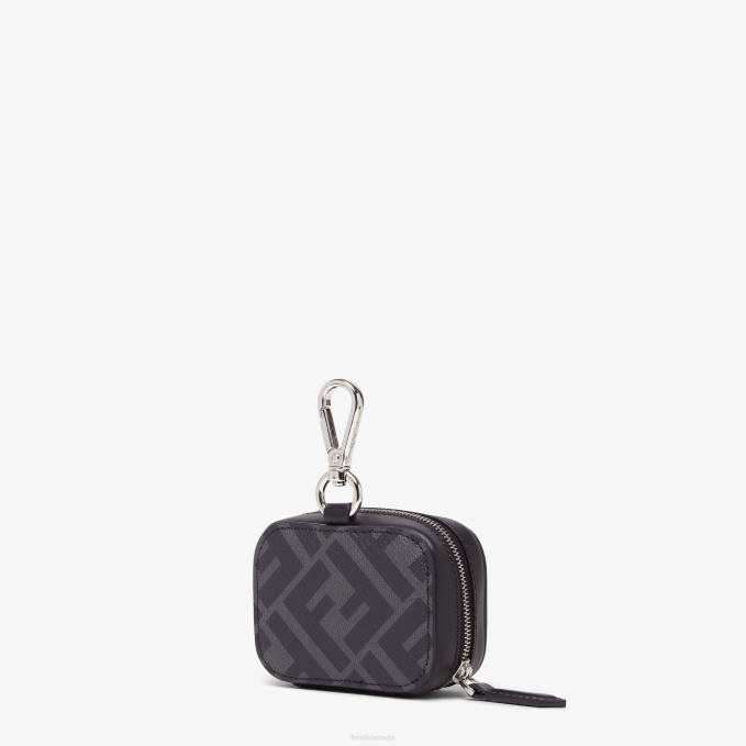 Men Leather Cover Black Fendi Accessories 6RHH2497