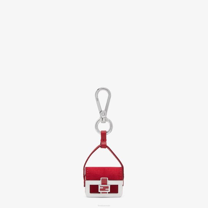 Men Silk Charm Red Fendi Accessories 6RHH2461