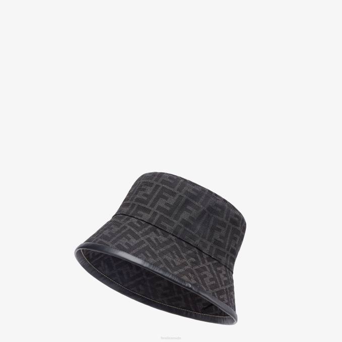 Men Fabric Bucket Hat Black Fendi Accessories 6RHH2491