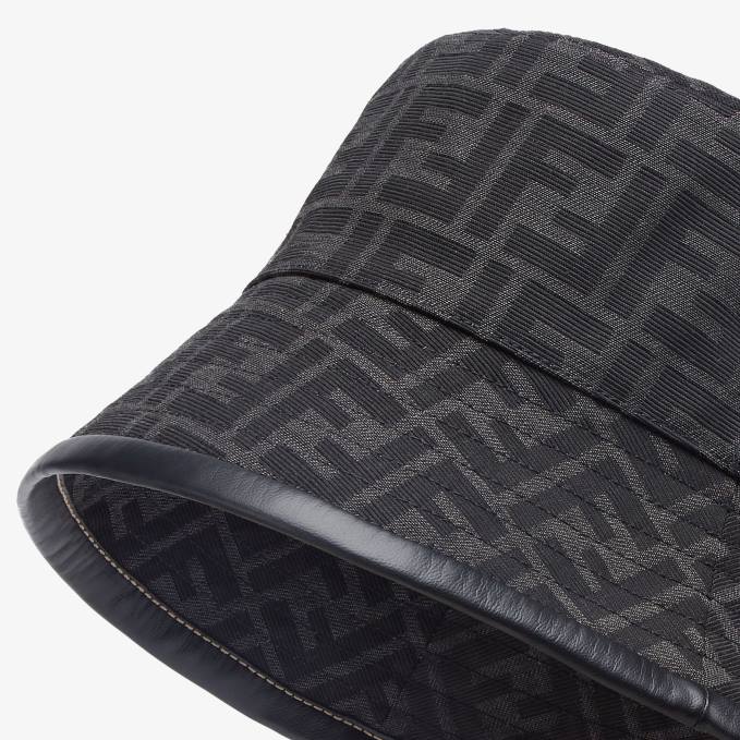 Men Fabric Bucket Hat Black Fendi Accessories 6RHH2491