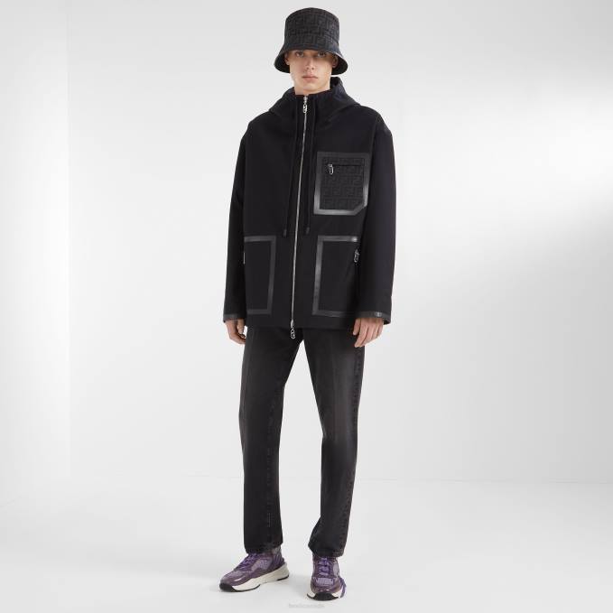 Men Fabric Bucket Hat Black Fendi Accessories 6RHH2491