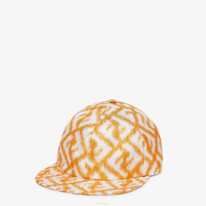 Men Silk Baseball Cap Multicolor Fendi Accessories 6RHH2411