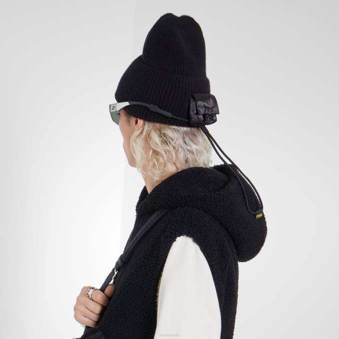Men Wool Hat Black Fendi Accessories 6RHH2465