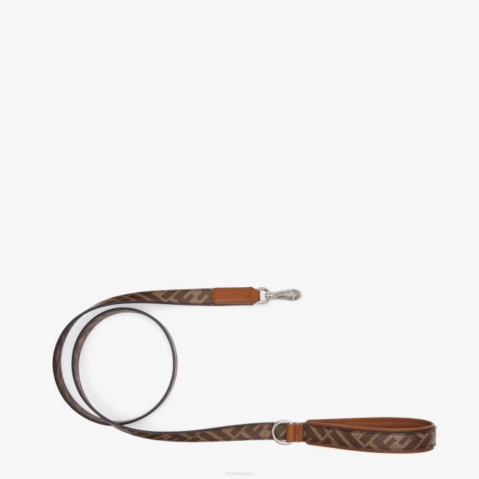 Men Fabric Lead Brown Fendi Accessories 6RHH444