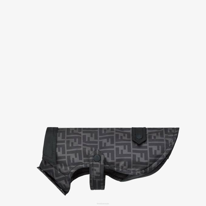 Men Nylon Dog Coat Black Fendi Accessories 6RHH443