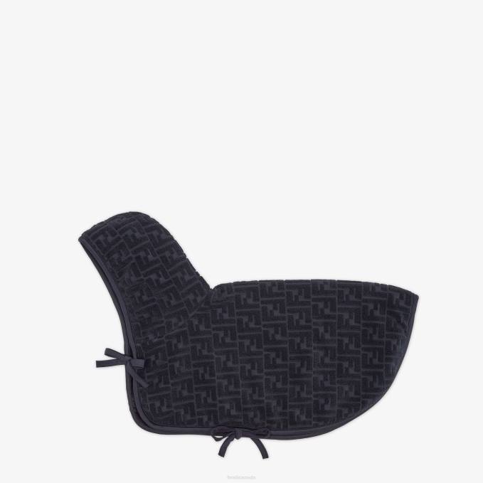 Men Terry Bathrobe Black Fendi Accessories 6RHH487