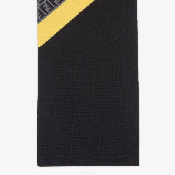 Men Multiwool Scarf Fashion Fendi Accessories 6RHH2541