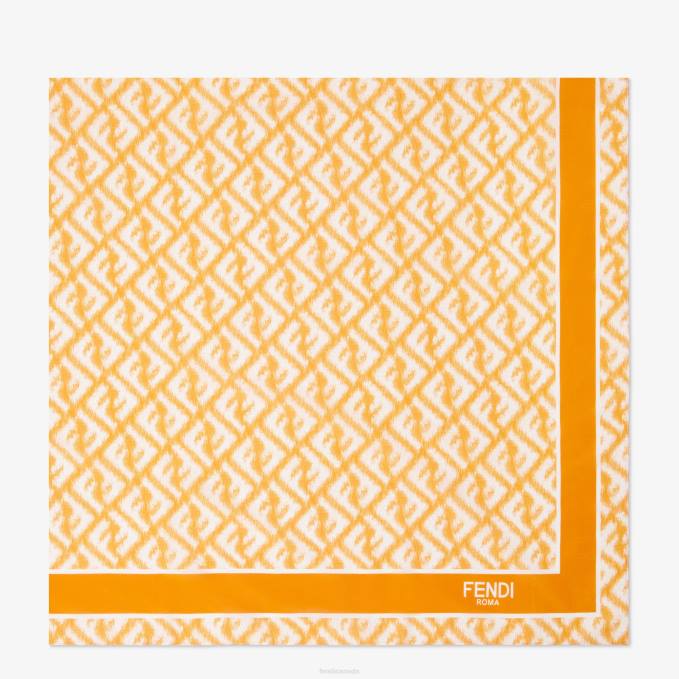 Men Silk And Cotton Pareo Multicolor Fendi Accessories 6RHH2076