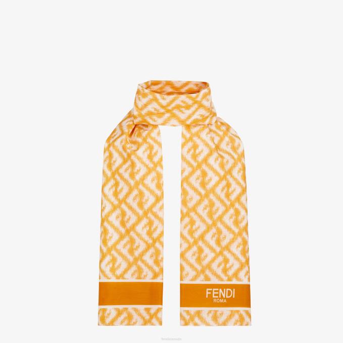 Men Silk And Cotton Pareo Multicolor Fendi Accessories 6RHH2076