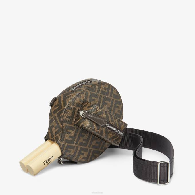Men Fabric Table Tennis Set Brown Fendi Accessories 6RHH2502