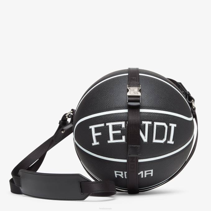 Men Rubber Basketball Black Fendi Accessories 6RHH2386