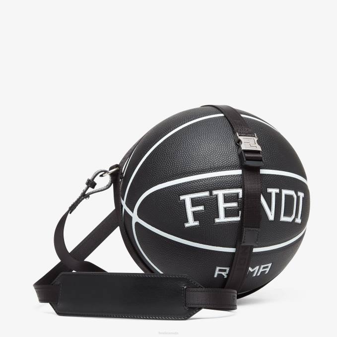 Men Rubber Basketball Black Fendi Accessories 6RHH2386