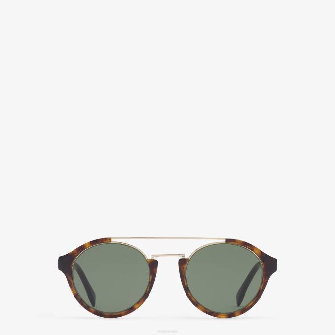 Men Diagonal Sunglasses Beige Fendi Accessories 6RHH2498