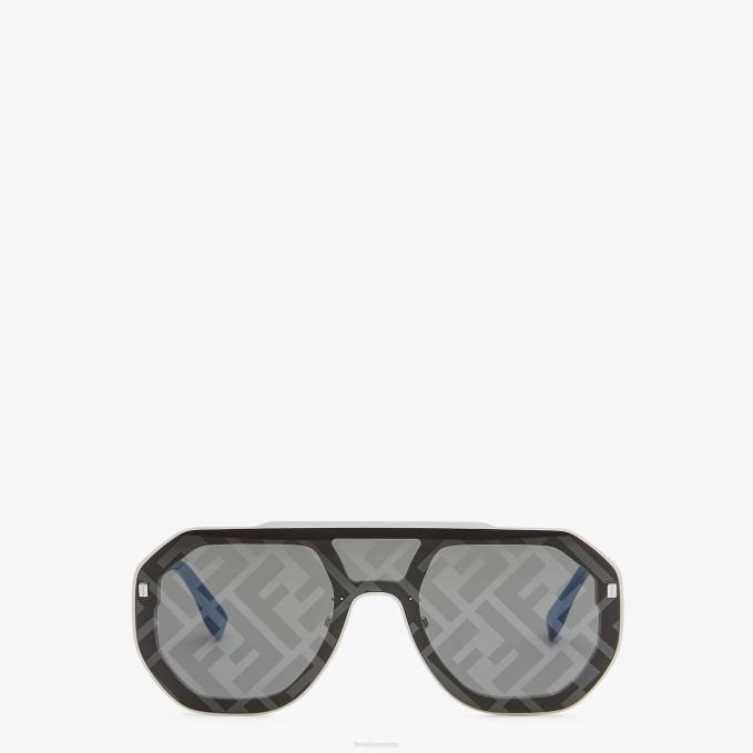 Men FF Evolution Sunglasses White Fendi Accessories 6RHH2526