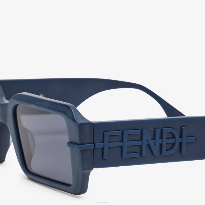 Men Graphy Sunglasses Blue Fendi Accessories 6RHH2369