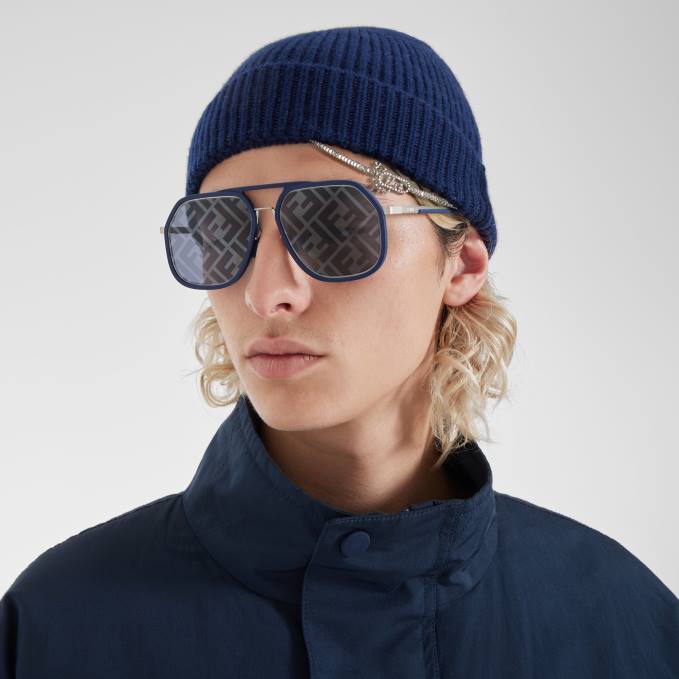 Men Light Sunglasses Blue Fendi Accessories 6RHH2474