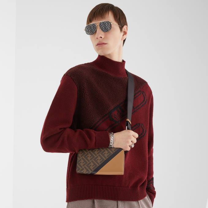 Men Travel Sunglasses Gold Fendi Accessories 6RHH2372