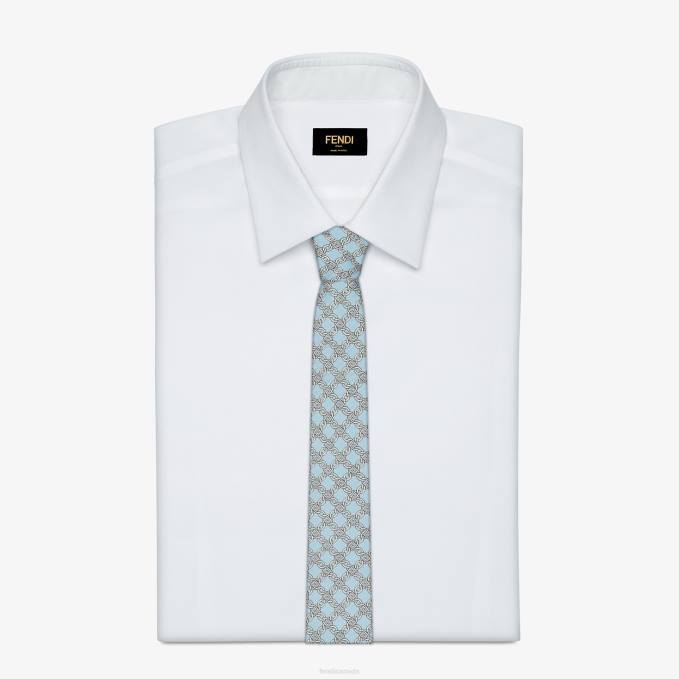 Men Silk Tie Fashion Fendi Accessories 6RHH2176