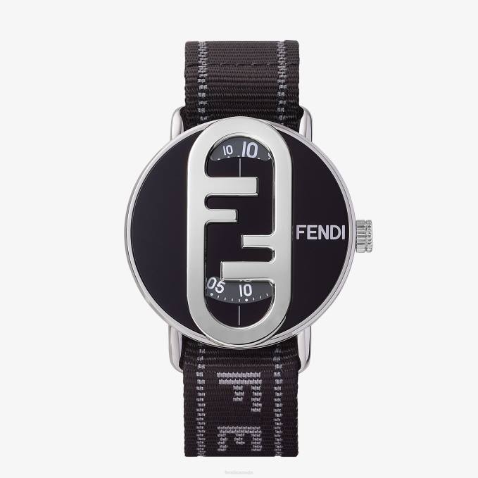Men 42 mm - Round Watch With O'Lock Logo Multicolor Fendi Accessories 6RHH2346