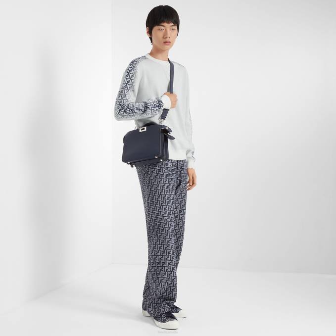 Men Cotton Sweater White Fendi Apparel 6RHH2034