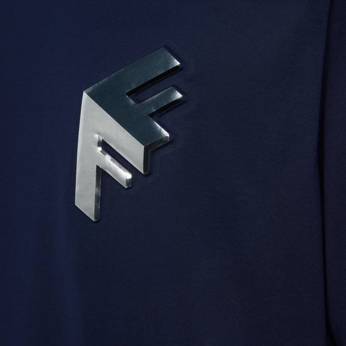 Men Jersey T-Shirt Blue Fendi Apparel 6RHH1906