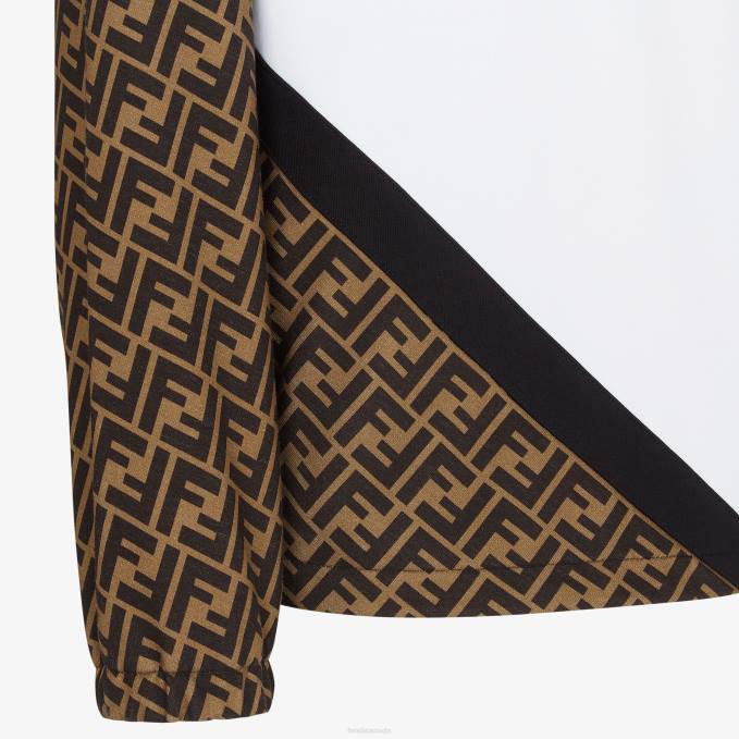 Men Jersey Sweatshirt White Fendi Apparel 6RHH1992