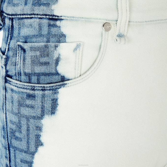 Men Denim Jeans White Fendi Apparel 6RHH2074