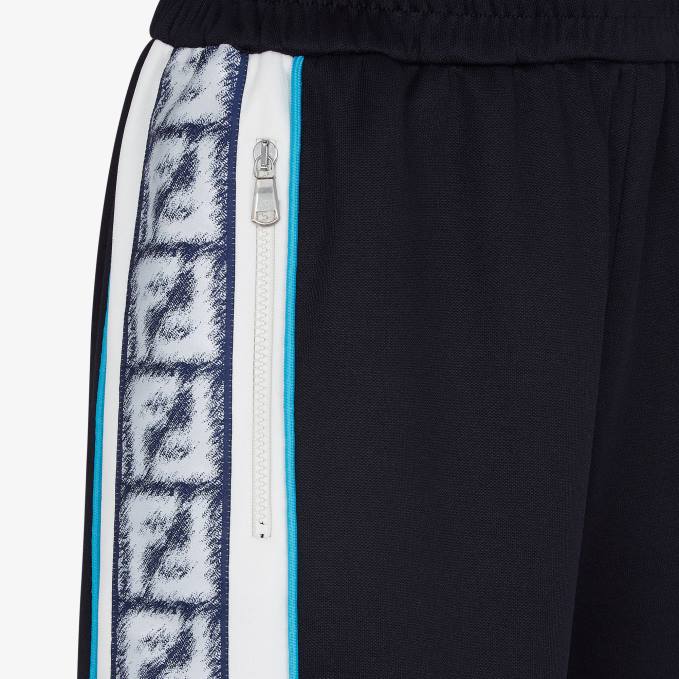 Men Jersey Pants Blue Fendi Apparel 6RHH2017