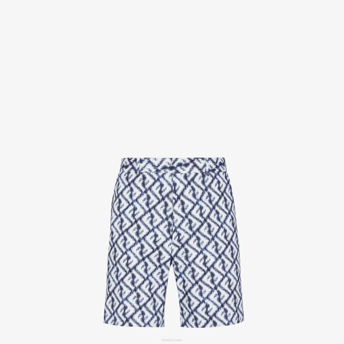 Men Linen Pants Multicolor Fendi Apparel 6RHH2010