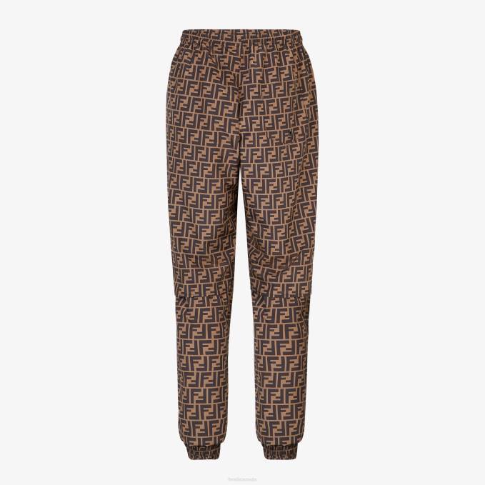 Men Nylon Pants Brown Fendi Apparel 6RHH1993