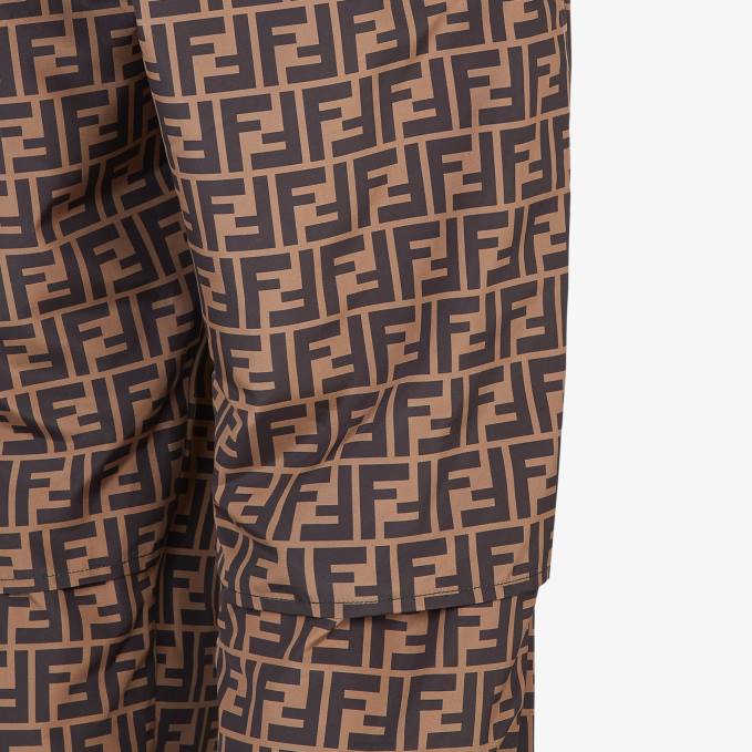 Men Nylon Pants Brown Fendi Apparel 6RHH1993