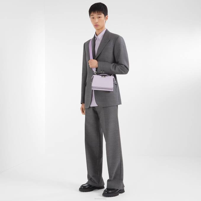 Men Wool Pants Gray Fendi Apparel 6RHH1968